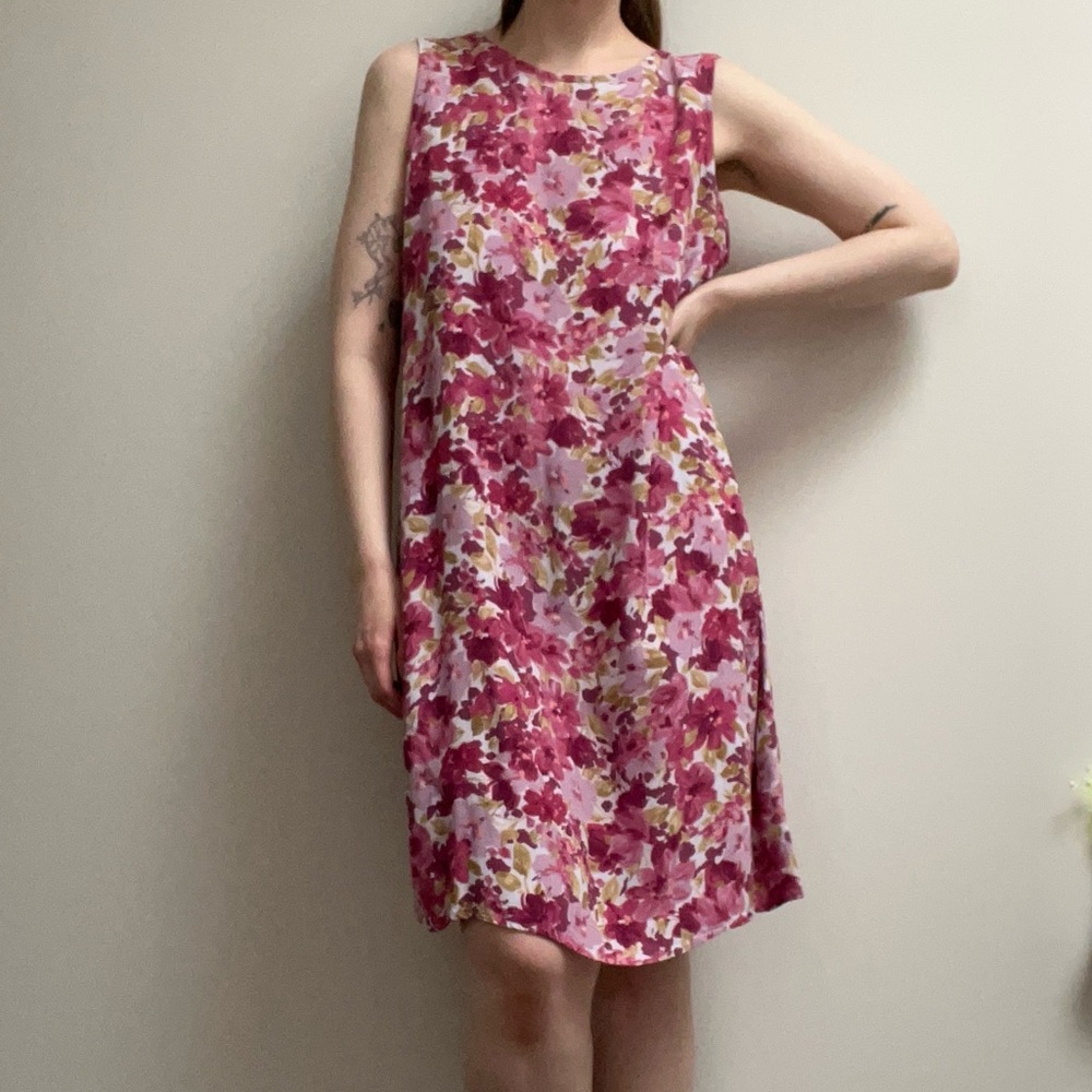 Vintage Cinnamon Girl Floral Dress